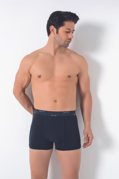 Boxer Berrak STRIPES – Ανδρικό Boxer σε Μαύρο_brk4475