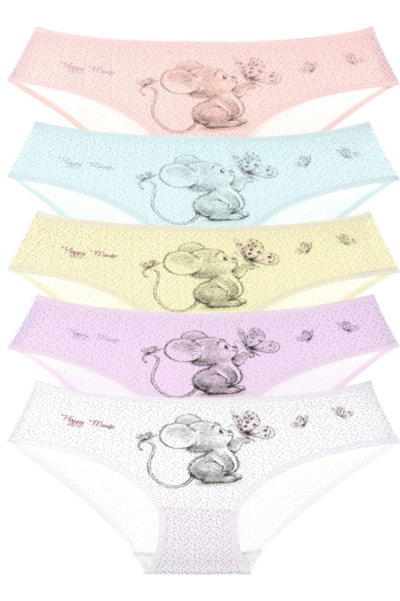 Παιδικά Σλιπάκια "Donella" Mouse – Σετ 5 Τεμαχίων_41452SF